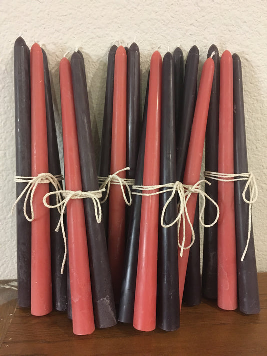 Set of 4 - 100% Beeswax Advent Candles (12 hr burn time per candle)