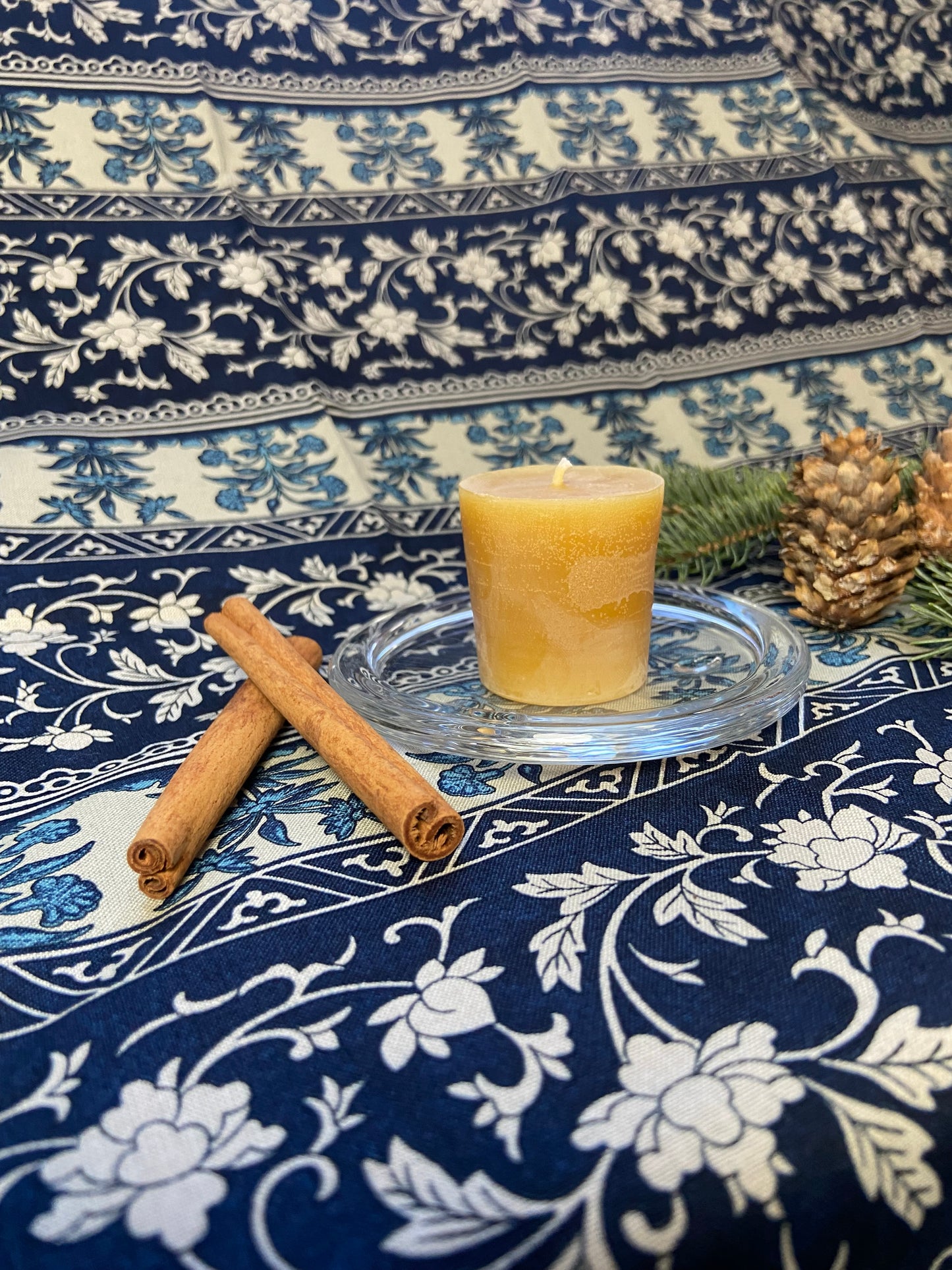 Set of 4 - 100% Pure Beeswax Votive Candles (10 hour burn time each)