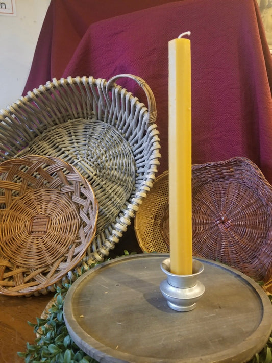 100% Beeswax Octagon Pillar 11” x 1”