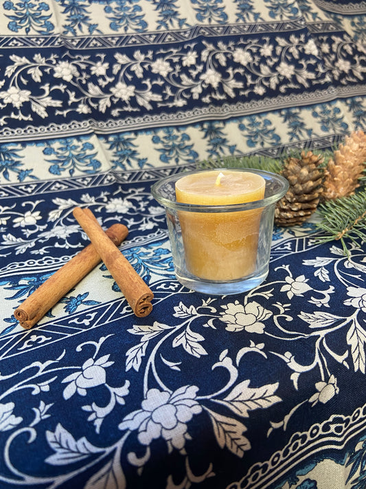 Set of 4 - 100% Pure Beeswax Votive Candles (10 hour burn time each)