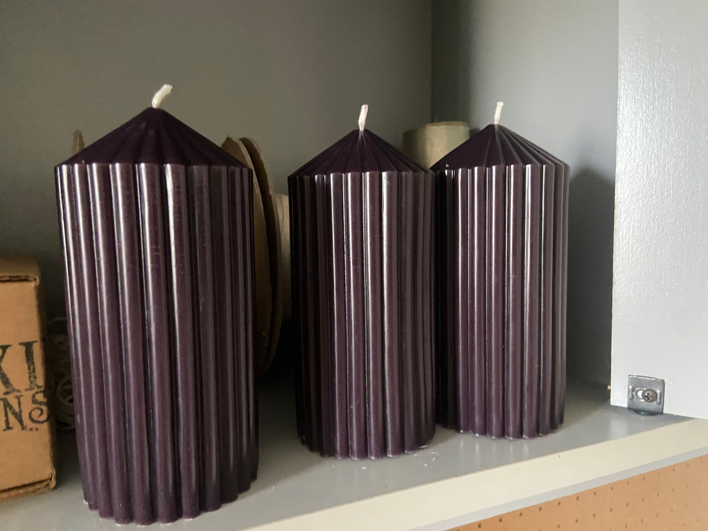 100% Beeswax Advent Pillar Set