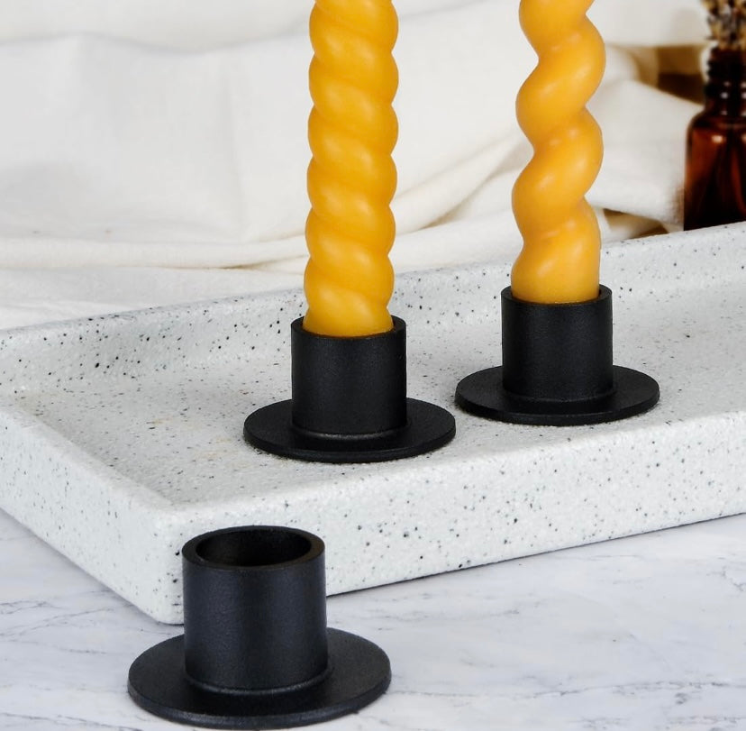 Cast Iron Taper Candle Holder